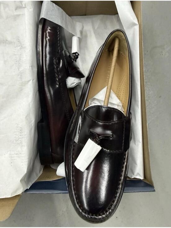 Cole Haan Pinch Tassel Loafers Burgandy Men’s 11.5 D Dress Shoes 03506 NIB main image 7